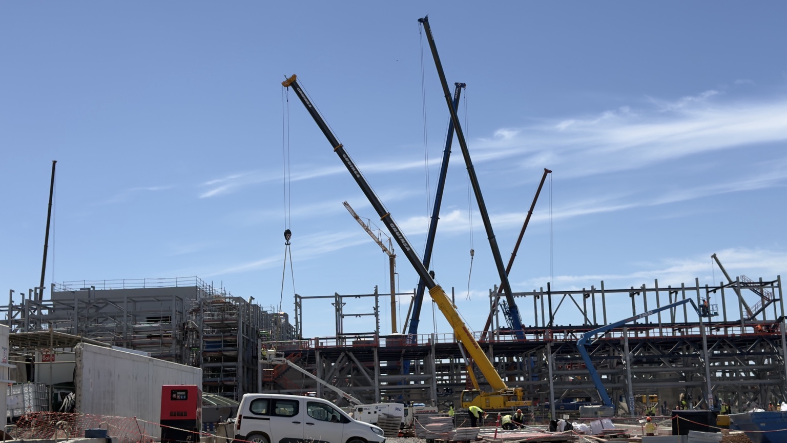 Sous-traitance industrielle — equipas Metafer em projeto industrial