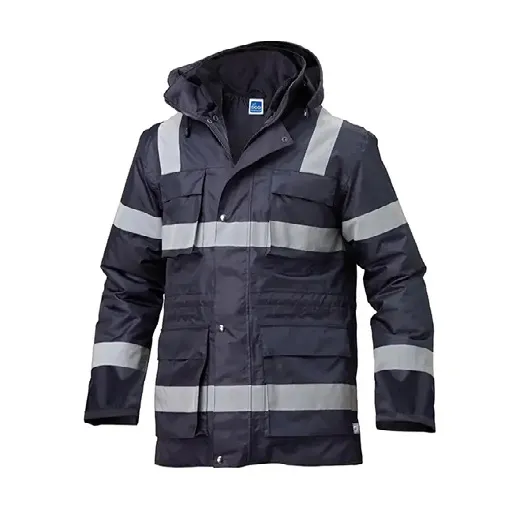 Parka imp fitas refletoras mangas destacaveis