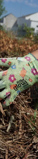 Luva nylon revestimento poliuretano preto