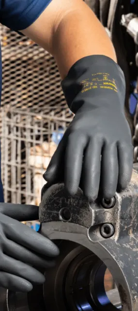 Luva sem suporte em neopreno e latex