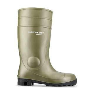 Galocha Dunlop Pvc Verde S5 Aço Sra