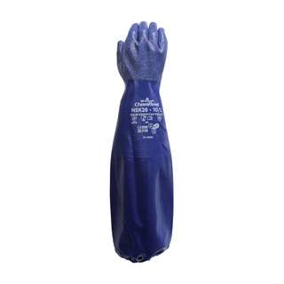 Luva Pol./Alg. Revestimento Nitrilo Azul 65 Cm